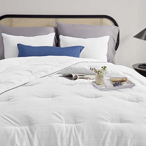 Bedsure Twin Comforter Duvet Insert White All Season 280 GSM