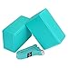 Veda Yoga Foam Blocks (Set of 2) Plus Strap with Metal D-Ring - Standard Studio Size 9
