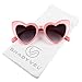ShadyVEU Trendy Heart Shaped Love Colorful Baby Girl Toddler Ages 2-6 Yrs. Oversize Kids Sunglasses primary