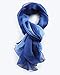 STORY OF SHANGHAI Women's Large Silk Gradient Ramp Colorful Scarf HZ06