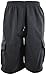 DREAM USA® Mens Cargo Sweat Shorts (M up to 5XL) (5XL, 771-CHARCOAL)