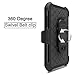 Haoos Galaxy J3 / Amp Prime/Express Prime/Sol / J3V Case, [Heave Duty Protection] Shockproof and Military Drop Tested, Portable [Belt-Clip] Rotate Army Case for Samsung J3 2016 (Black)