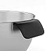 Stainless Steel Mixing Bowl 2.5QT for Kitchen, Cooking and Baking. Non-Skid, Black Handle and Spout, Free Ebook