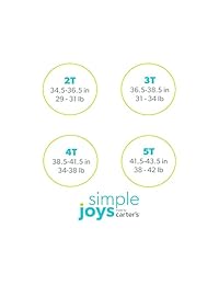 Leggings sencillos de Alegría de Carter para niñas pequeñas, paquete de 2 con forro polar suave