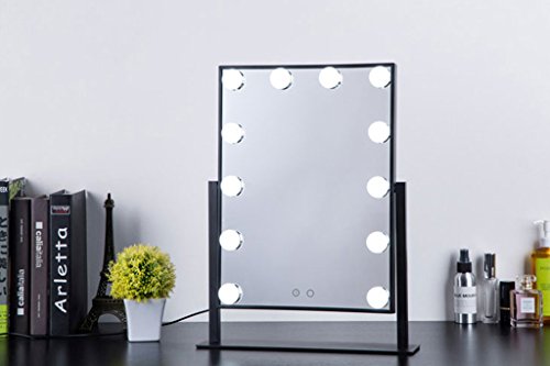 image for GeekHouse Geek-House Tabletops Lighted Makeup Mirror Hollywood Style w