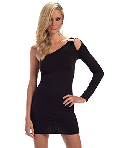 Sunset Intimates One Sided Story Dress, Black