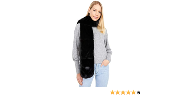 ugg faux fur scarf