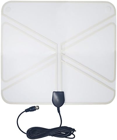 Chipman 35 Miles Range SuperThin Indoor HDTV Antenna with 10ft High Performance Coax Cable,Extremely Soft Design and LightweightW