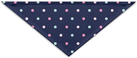Alexander Colorful Polka Dots Leisure Pet Puppy Triangle Triangular Neckerchief Headband Bib Collars Wrist Slobber Towel Keffiyeh Scarf Scarves