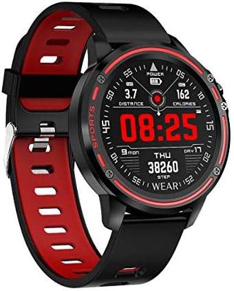 mijiaowatch L8 Smart Watch Heart Rate Monitor Color Touch Screen Activity Tracker Blood Pressure Test Ip68 Waterproof Sport Wristband with Sleep Detection Pedometer Compatible with iOS&Android