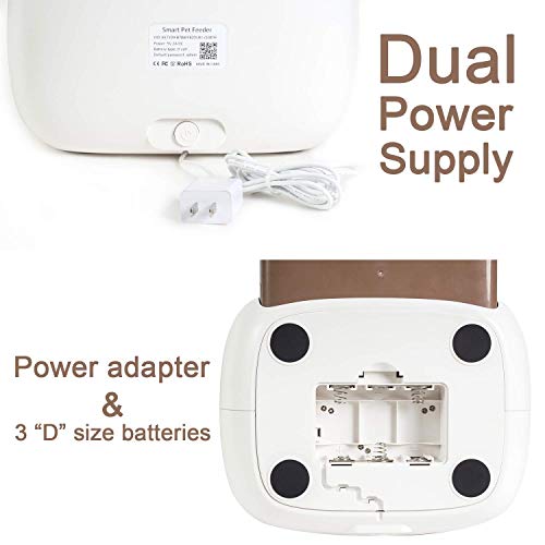 Feeding Watering Supplies Jempet Cats Dogs Automatic Pet Feeder