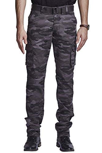 dark grey combat trousers
