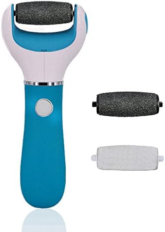 EnTeck 2 Levels Control Rechargeable Foot File Callus Remover Trimmer, Foot Care Pedicure Tool for Dead Hard Cracked Rough Skin with 3 Callus Rollers