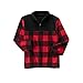 Crazy 8 Boys' Big Buffalo Check Fleece Pullover