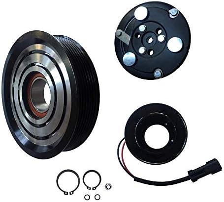 2001 Dodge Ram 1500 8 CYL 5.9L SD7H15 AC A/C Compressor Clutch Kit (PULLEY, BEARING, COIL, PLATE)