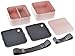 monbento - Large Bento Box MB Square Litchi with Compartments Made in France - Sustainable and Smart - Leakproof Lunch Box for Work and Meal Prep - BPA Free - Food Grade Safe - Pink