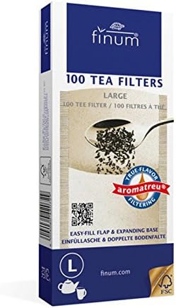 Finum Tea Filters, Large, 100Count (Pack Of 24)