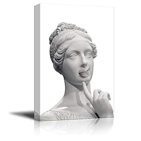 Wall26-Canvas Wall Art-Classical Statue-Giclee Painting Wall Bedroom Living House Decoration Home Art - 12x18 inches