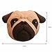 DSSY Jumbo Rainbow Animal Fruit Dessert Cake Kawaii Cream Scented Squishies Slow Rising Kids Toys Doll Gift Fun Collection Stress Relief Toy (Pug Dog Khaki)