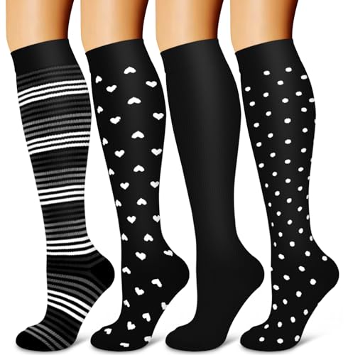 4 Pairs-compression Socks