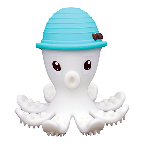 Mombella-Food-Grade-Soft-Silicone-Teething-Toy-Adorable-Shy-Octopus-Teether--Perfect-Baby-Gift-Unique-Shower-G