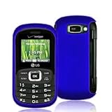 Importer520 Rubberized Snap-On Hard Skin Protector Case Cover for For (Verizon) LG Octane VN530 - Blue