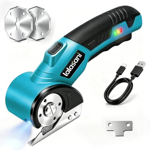Cordless Electric Box Cutter for Cardboard, Automatic Scissors (TEAL, 2.0) at Amazon