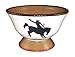 Pedestal Fruit Bowl, Western Cowboy Decor