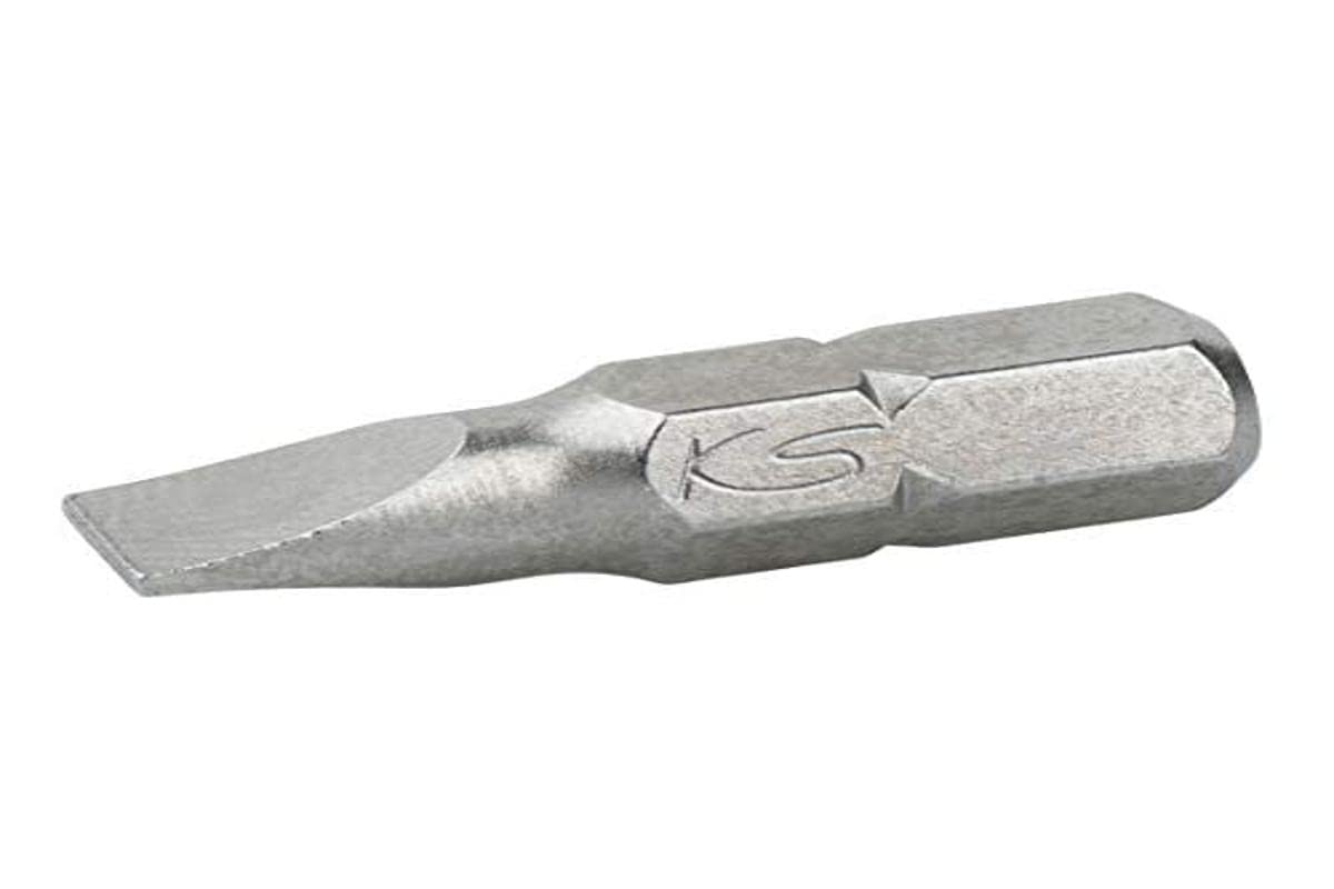KS TOOLS 911.3311 1/4" Bit slotted, 25mm, 10mm