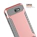 Galaxy J7 V Case,Galaxy J7 Sky Pro / J7 Perx / J7V 2017 Case,BSlvwg Shock Absorbing Heavy Duty Hybrid Dual Layer Hard Back and Soft Silicone Inner Case for Samsung Galaxy J7 2017 - Rose Gold/Grey