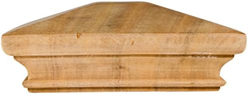 Nationwide Industries New England Miterless Wood Cap, 3.75 Inch Square - Mahogany