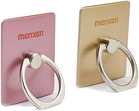 Phone Ring Holder, MENXEN Metal 360° Rotation Universal Smartphone Ring Grip Stand (6 Pack)
