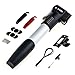 Zacro Mini Bike Pump, with Glueless Puncture Repair Kit and Tire Levers, Frame Mount and Ball Needle,Compatible with both Presta and Schrader (No Valve Changing Needed)