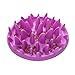 Patgoal Large Cats Catch Interactive Feeder Bowl Slow Feed Bloat Stop Pet Bowl (Purple)