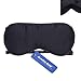 ALASKA BEAR&reg; Natural Silk Sleep mask & Blindfold, Super-Smooth Eye mask (2 Straps(w/Nose Baffle)) primary