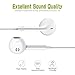 Apple earphones, Wired earbuds with Microphone and Remote Control for iPhone, iPad, iPod, Samsung, Tablet PC and Other Compatible Devices – Handsfree Stereo& Noise Isolating(2 Pack – White)