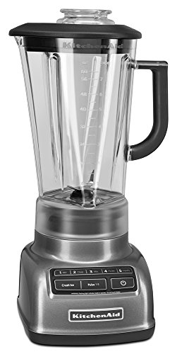KitchenAid KSB1575QG 5-Speed Diamond Blender with 60 oz. Pitcher, Liquid Graphite