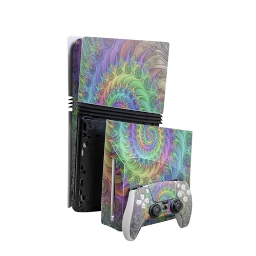 Skin Compatible with PlayStation 5 Pro Bundle + Disc Drive for PS5 - Tripping -…