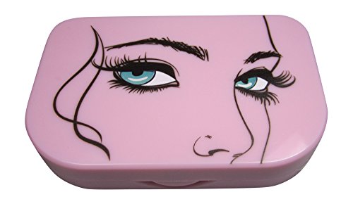 Starfish spirit false eyelash case holder pink - three tier box, …