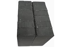 AZ INDUSTRIES, INC. AZ Industries Ceramic Block Domino Magnet, 12-Pack, 1 7/8" x 7/8" x 3/8" Rectangular Magnets