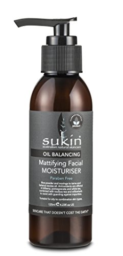 SUKIN OIL BALANCING FACIAL MOISTURIZER, 125 ML