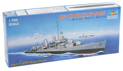 Trumpeter USS The Sullivans DD537 Destroyer (1/700 Scale)