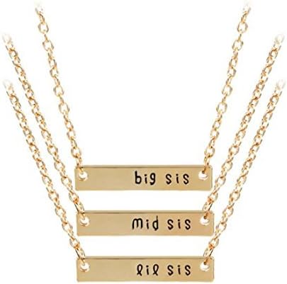 Amazon シスター ネックレス 妹の中の妹と姉のネックレスの3セットマッチ ネックレス 通販