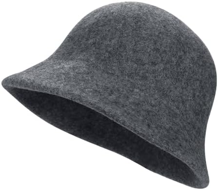 Britt's Knits Cloche Style Adjustable Bucket Hat for Women Vintage