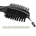 BettGolf Golf Club Brush and Groove Cleaner Brush Brushes in 7 for Golf Shoes/Golf Club/Golf/Golf Groove, 2 Ft Retractable Zip-line Aluminum Carabiner (Green)