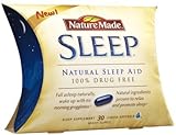 Nature Made Sleep: Natural Sleep Aid Softgels, 30 ct (Quantity of 3)
