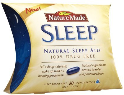 Nature Made Sleep: Natural Sleep Aid Softgels, 30 ct (Quantity of 3)
