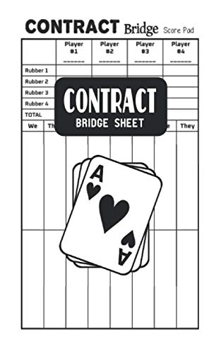 Contract Bridge Sheet: Contract Bridge Score Pads by Shane Washburn