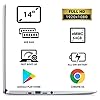 Acer Chromebook 314 CB314-1H - (Intel Celeron N4000, 4GB, 64GB eMMC, 14 inch Full HD Display, Google Chrome OS, Silver)