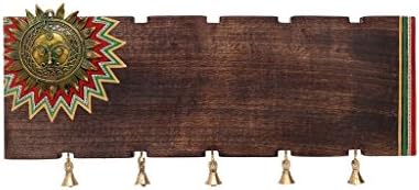 Indian Handmade Sun Adorned Name Plate With Warli Work